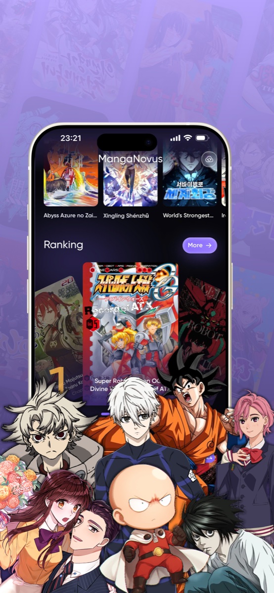 MangaReaderNeko App Interface